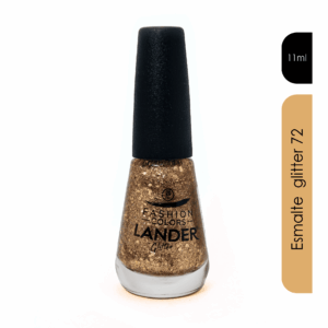 Esmalte GLITTER dorado 72